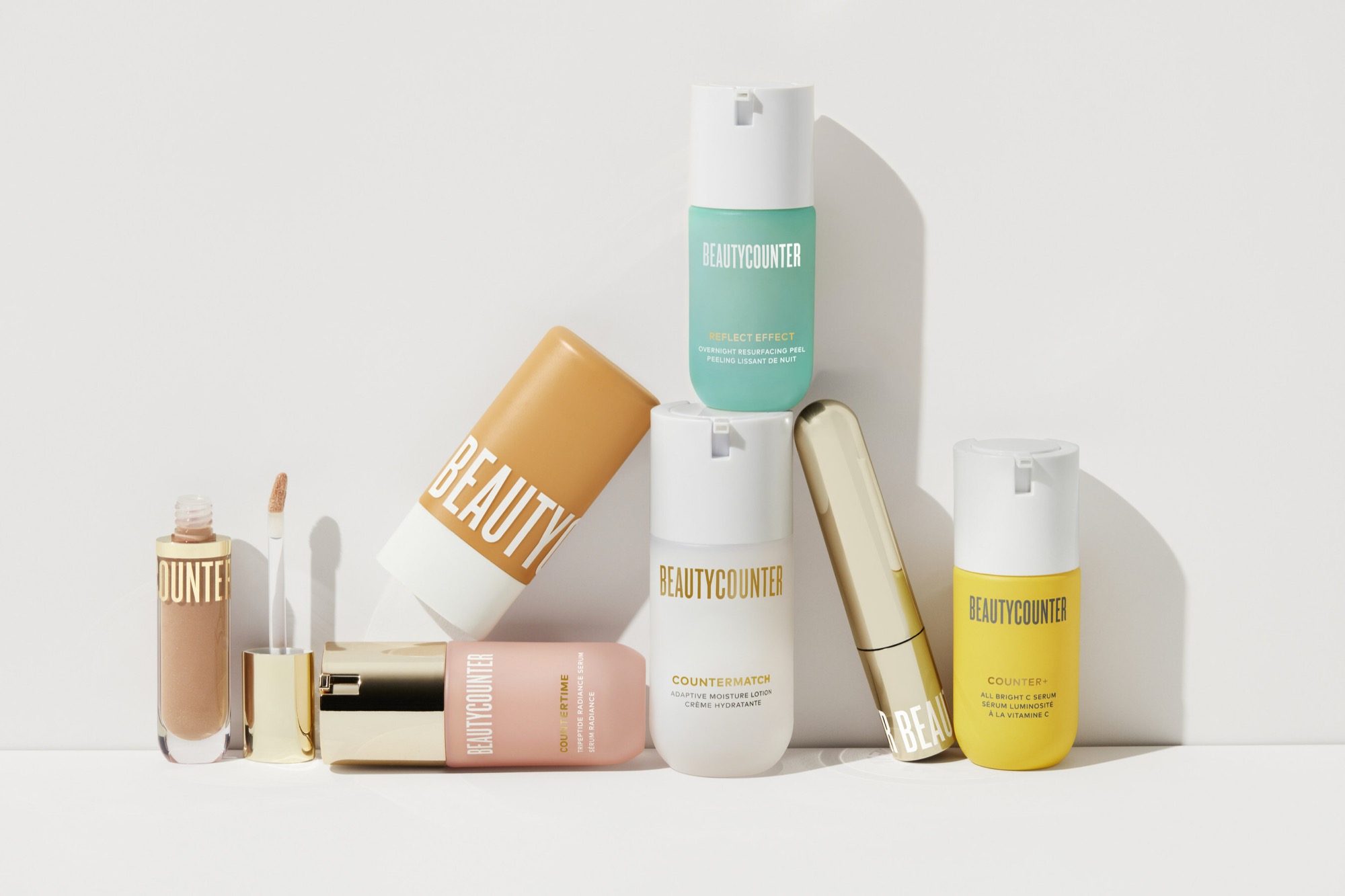 Beautycounter rebrand hero products
